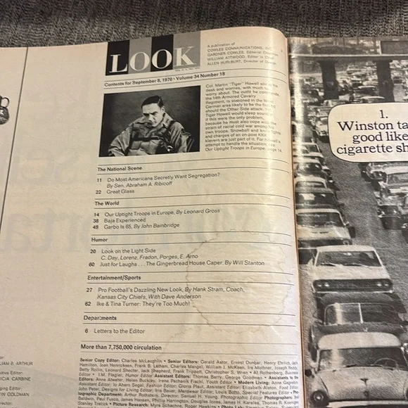 September 8, 1970 LOOK MAGAZINE GARBO PORTRAIT OF A MYSTERIOUS WOMAN HANK STRAMS - Picture 3 of 13